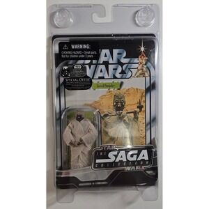 Star Wars Saga Collection‎ Tusken Raider 2006 Sand People Unpunched Hunt Variant